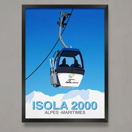 Joli T2, Centre, Parking Prive, Wifi, Local A Ski Isola 2000 Exterior photo